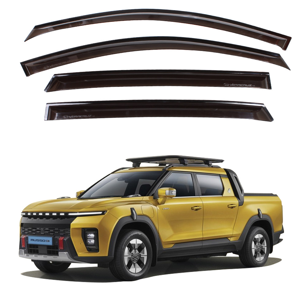 [오늘출발] KGM 무쏘EV 스모그 썬바이저 4P 빗물받이 윈도우