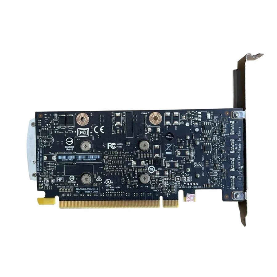 [오늘출발] Quadro P620 2GB 전문 그래픽 카드 4 MINI DP 인터페이스 빨간색
