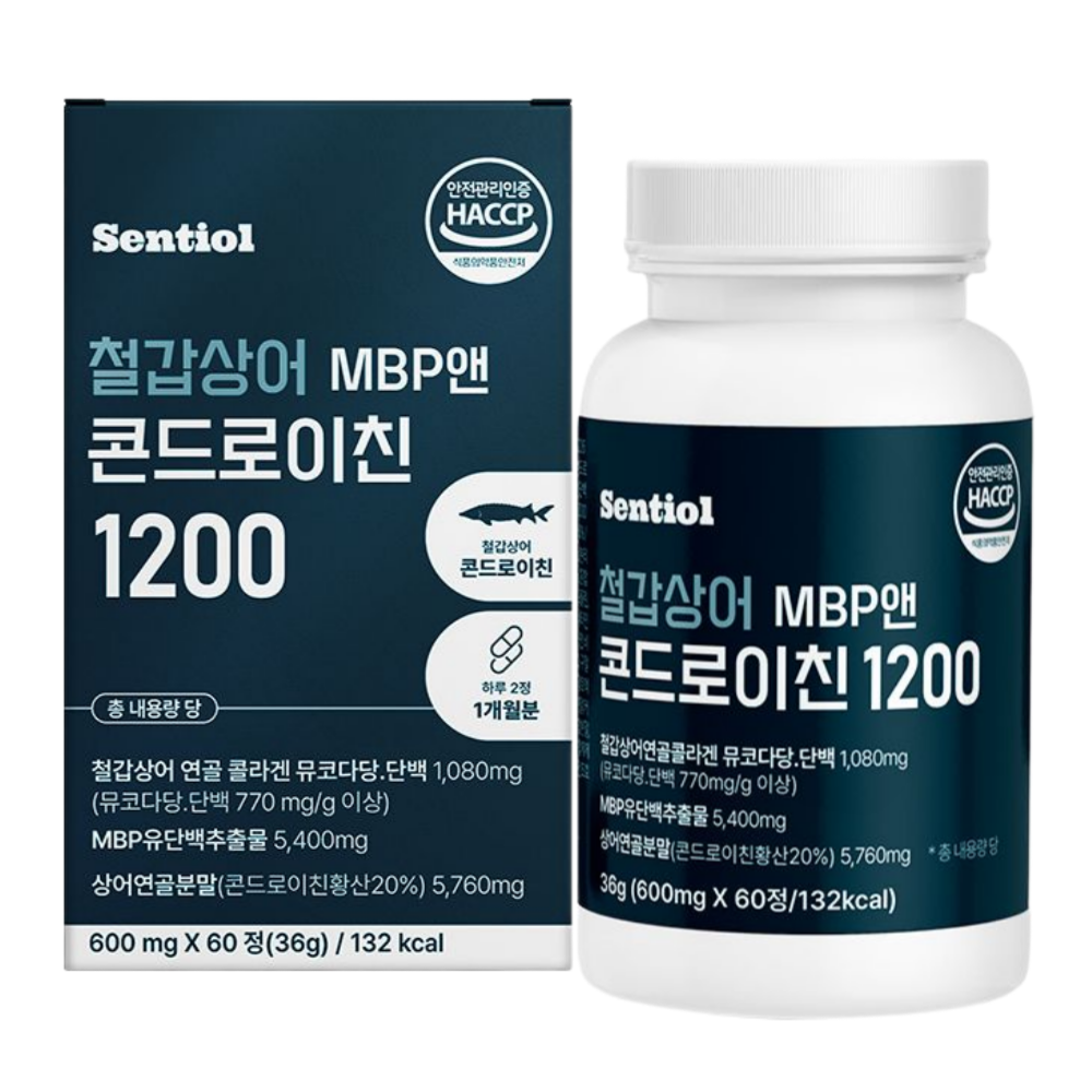 [오늘출발] 센티올 철갑상어 콘드로이친 1200 MBP 60정