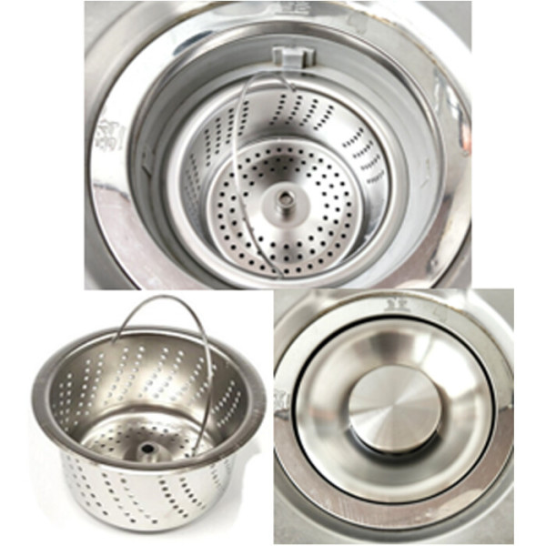 [오늘출발] [호환] PHD-075탈수배수구 스텐거름망+덮개  호환 한세트