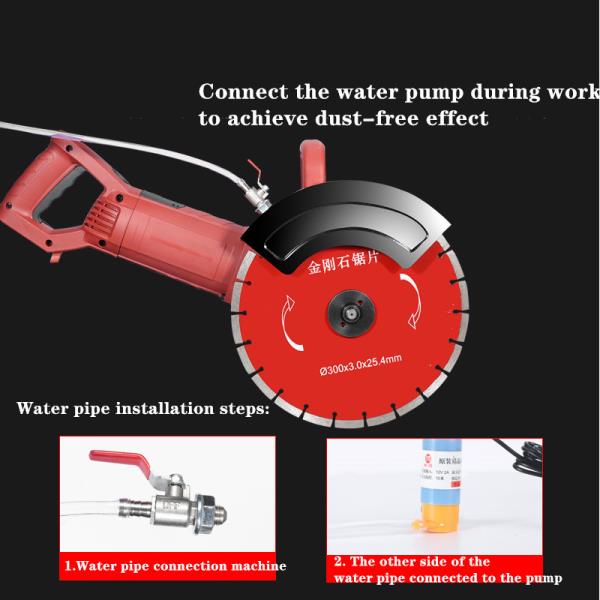 정시출고 품질보증 무료배송 220V 6500W 전기 벽 체이서 그루브 커팅 머신 슬롯 철강 콘크리트