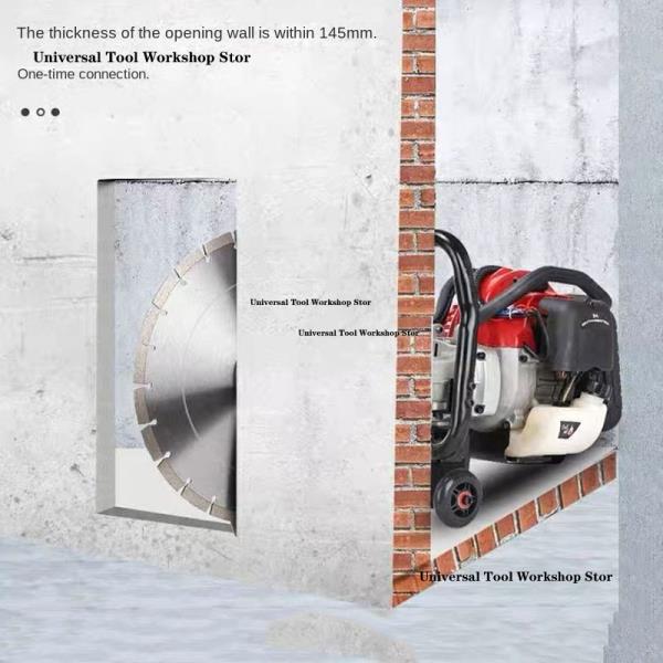 정시출고 품질보증 무료배송 52CC 가솔린 슬롯 머신 도로 벽 절단기 콘크리트 고전력 350 유형 도어 오프너