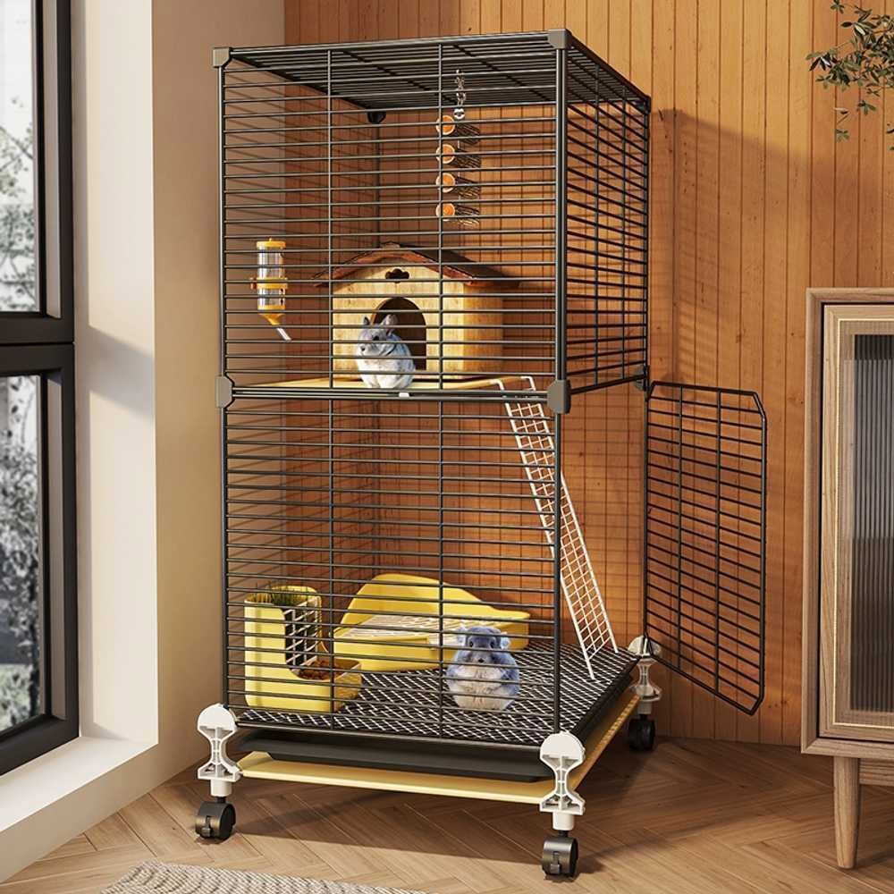 [오늘출발] 삼중 다람쥐 꽃지쥐 오버사이즈 호화 다층 이중 케 가정용 빌라 허니 캐비넷