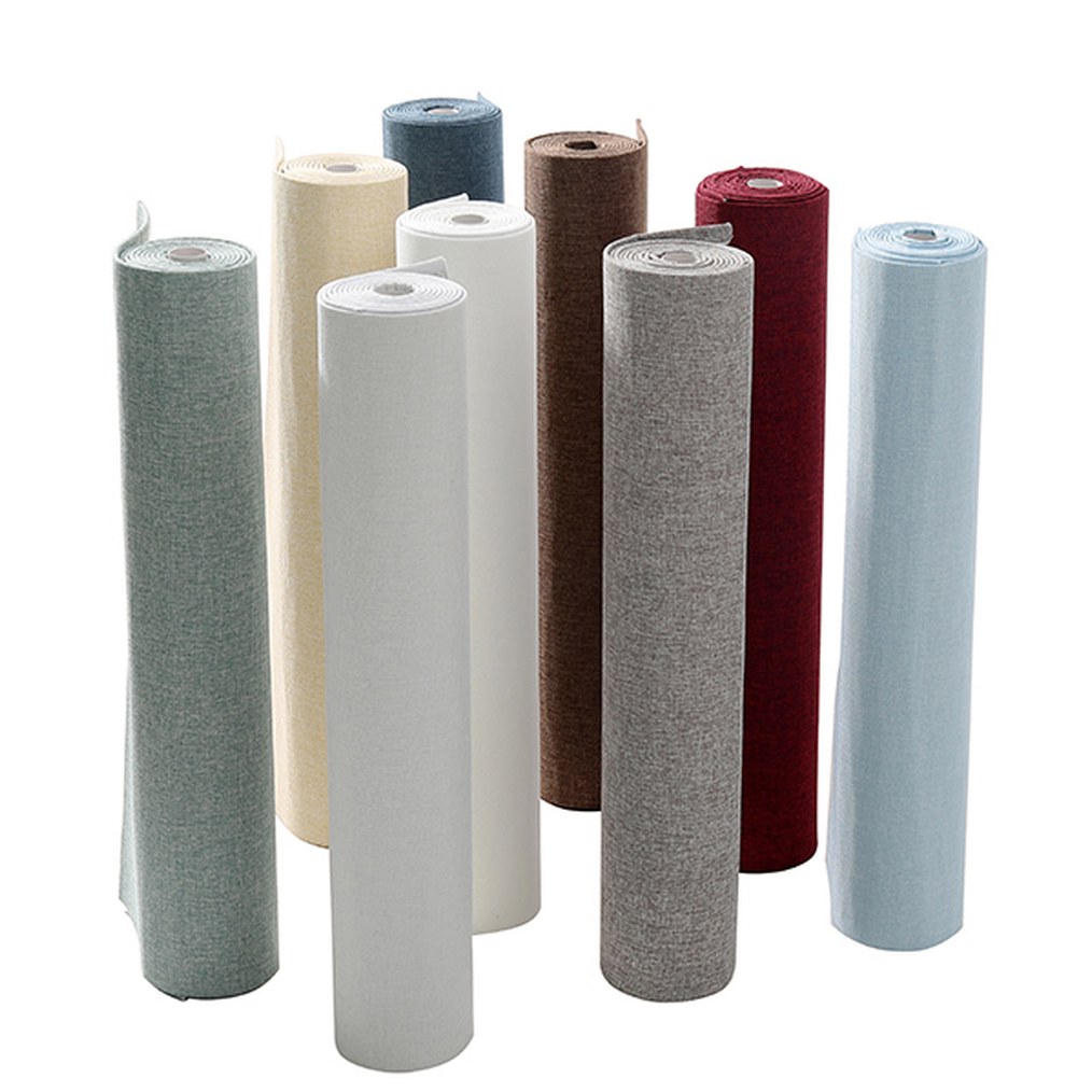 린넨 접착식 벽지 온 방 벽 카판 거실 침실 호텔 파우치 배경 두꺼운