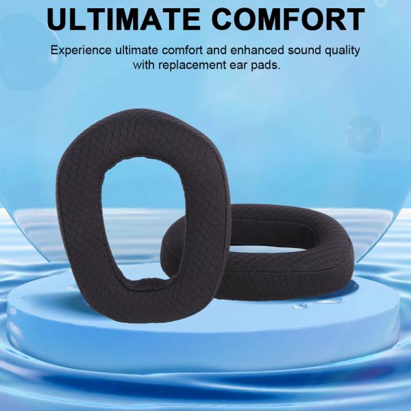 PAD스폰지 이어 패드 메쉬 패브릭 쿠션 커버 호환용 logitech G435 무선 게임용 헤드셋 용 메모리 폼 교