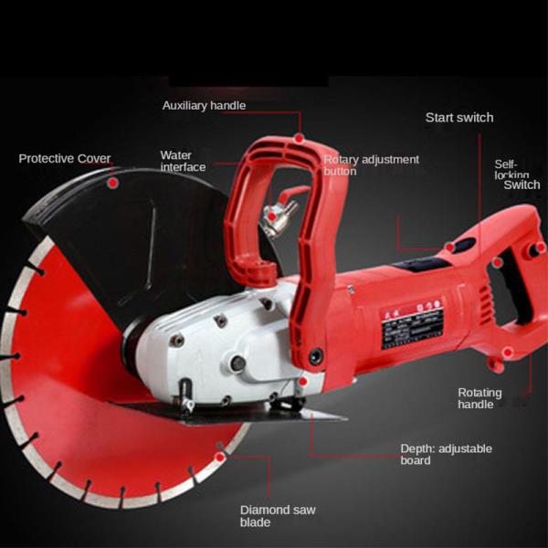정시출고 품질보증 무료배송 다기능 벽 슬롯 머신 전기 콘크리트 절단기 다이아몬드 톱 블레이드 220V 5800