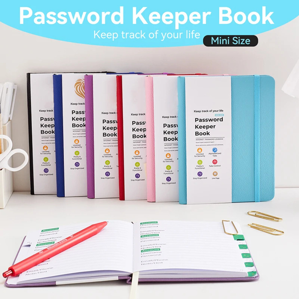 독서기록장 인터넷 웹 사이트 주소 로그인 위한 하드커버 비밀번호 책사무실 여성 노인 보관함 노트북