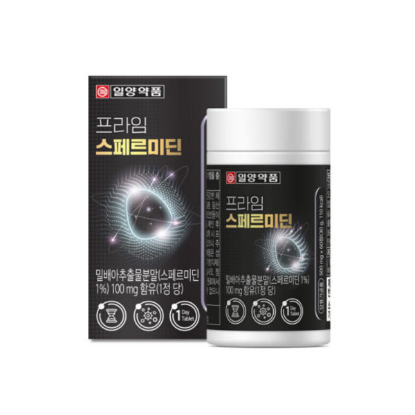 일양약품 프라임스페르미딘 웰에이징 해조칼슘 폴리아민 밀배아추출물분말 베타인 60정 건강식품