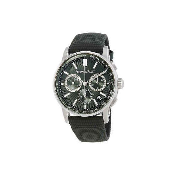 Audemars Piguet 코드 1159 크로노그래프 자동 그린 다이얼 남성용 시계