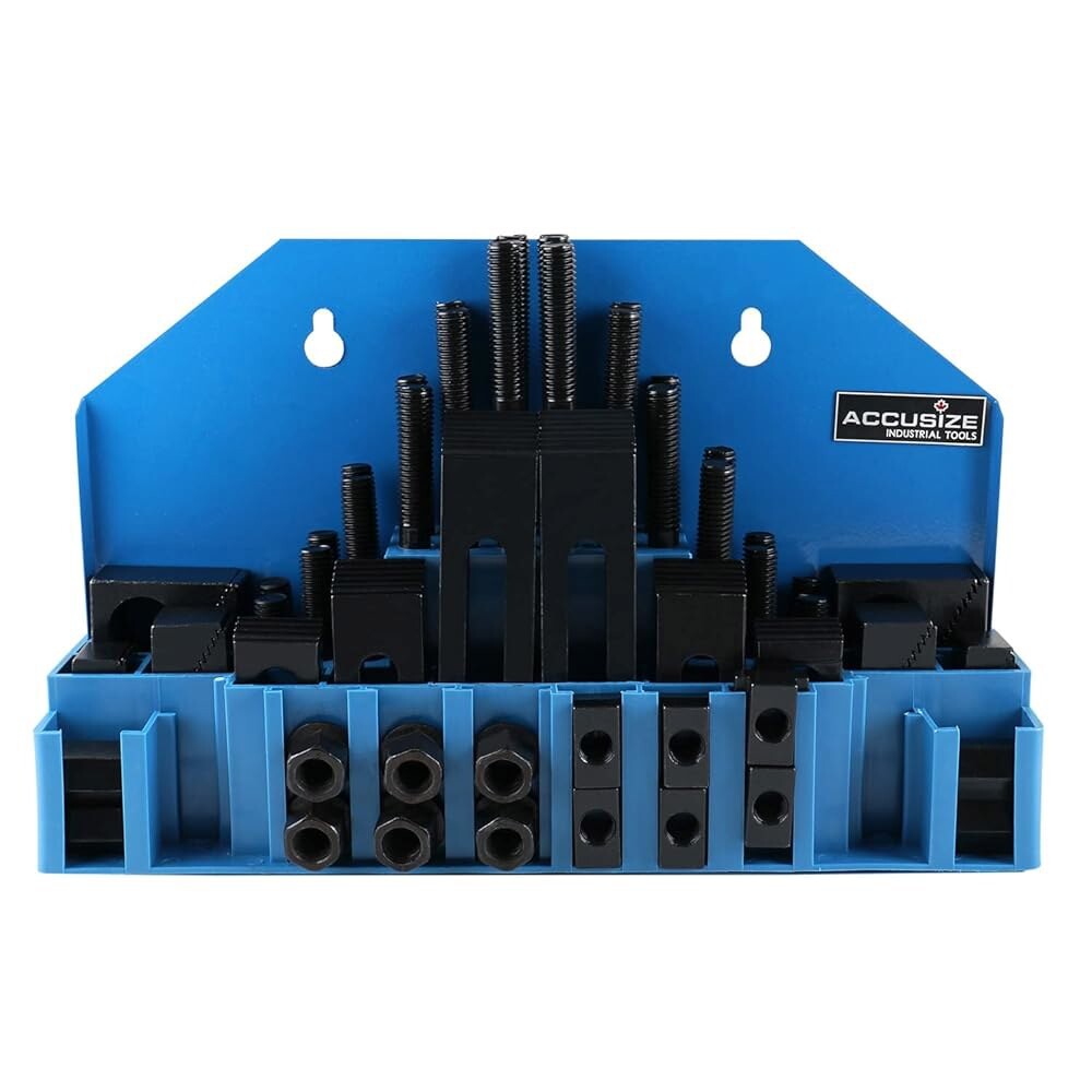 [오늘출발] 산업용 공구 58개 디럭스 스틸 클램핑 키트 테이블 슬롯 5/8 스터드 크기 1/2 -13 4230-2626