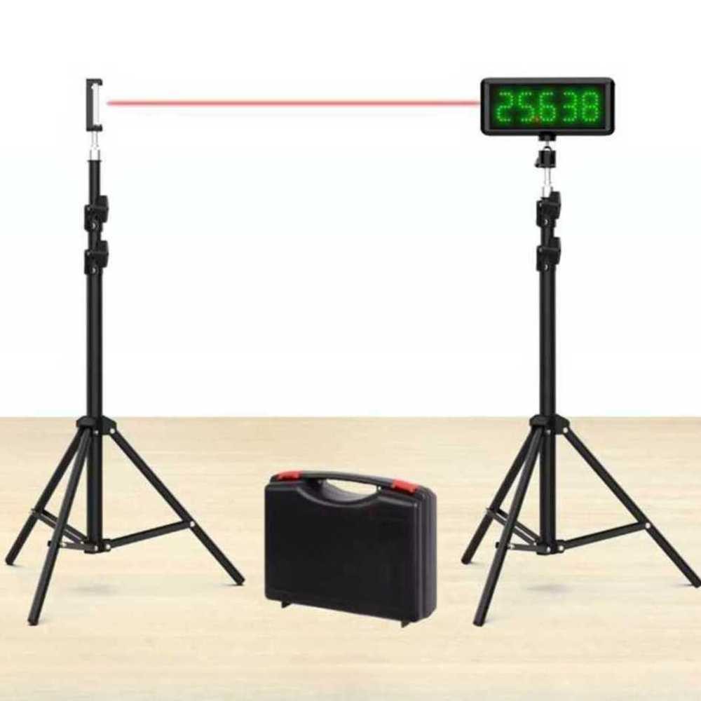 왕복 달리기 센서 육상 측정기 경주마 대회 체력장 낮은 스탠드 센서+타이머 전체세트