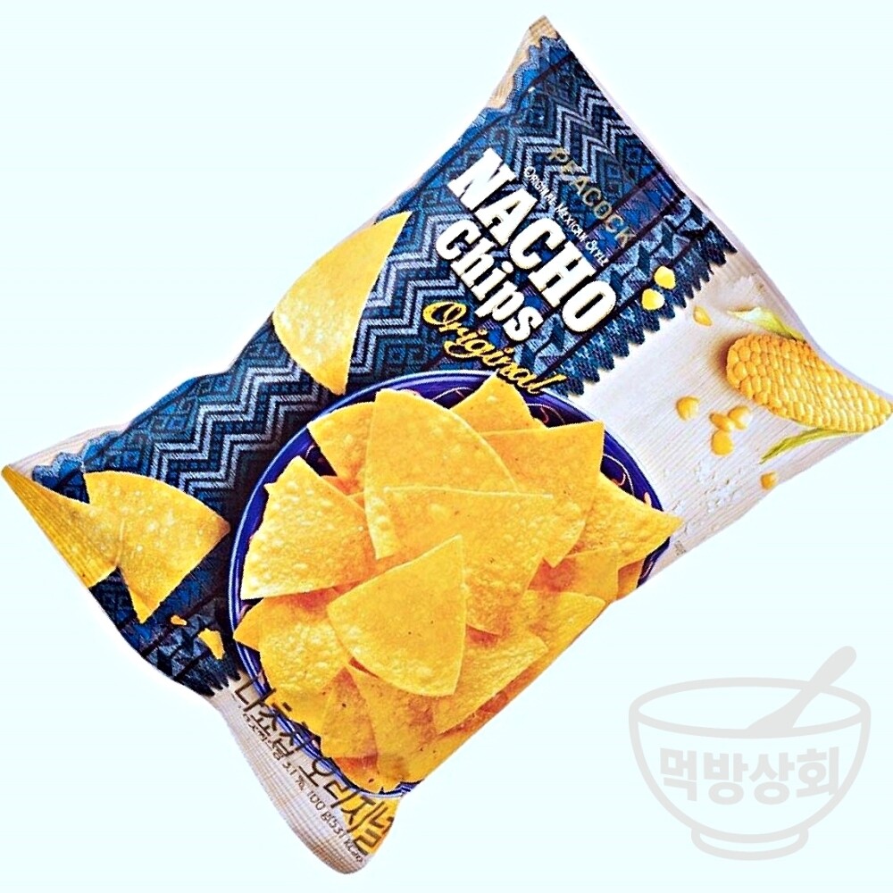 [오늘출발] 먹방상회 온더보더 오리지널나초칩 100그램 고소 나초칩 X5EA