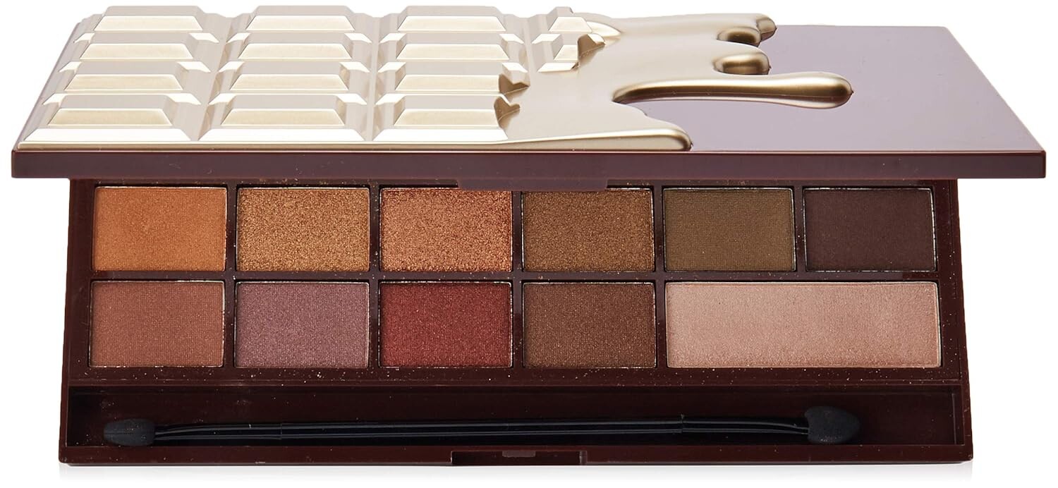 메이크업 레볼루션 Makeup Revolution I Heart Palette Zestaw cieni do powiek Chocolate Golden Bar 22g