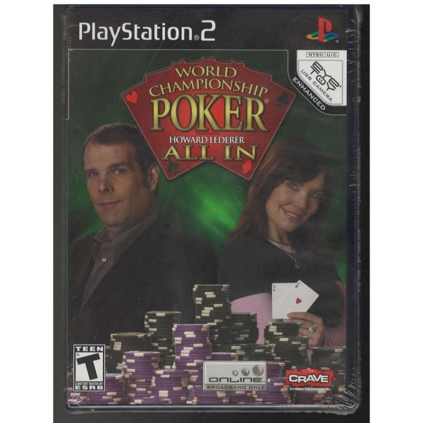 관부가세포함 월드 챔피언십 포커: 올인원 PS2(새 제품 공장 밀봉 미국 버전)