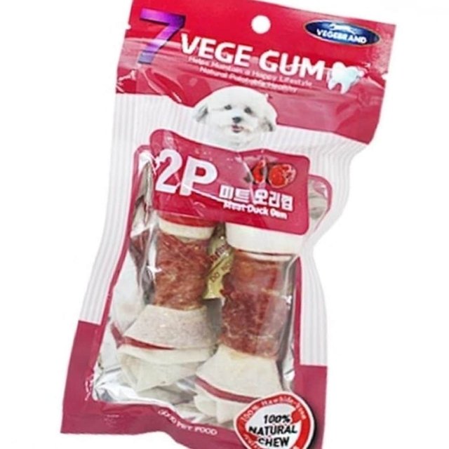 반려견 오리껌 2개 강아지 미트 특식 우유 조아하는 간식 (WFJCB1X)