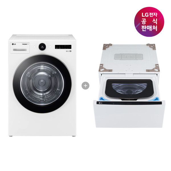 [롯데백화점]LG전자 (롯데백화점)(LG전자공식판매처) LG 트롬 건조기+미니워시 RD20WNA+FX4WC