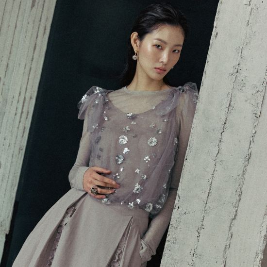 르네크루 26SS NEW컬러 시퀸 뷔스티에런칭 가격 89900원
