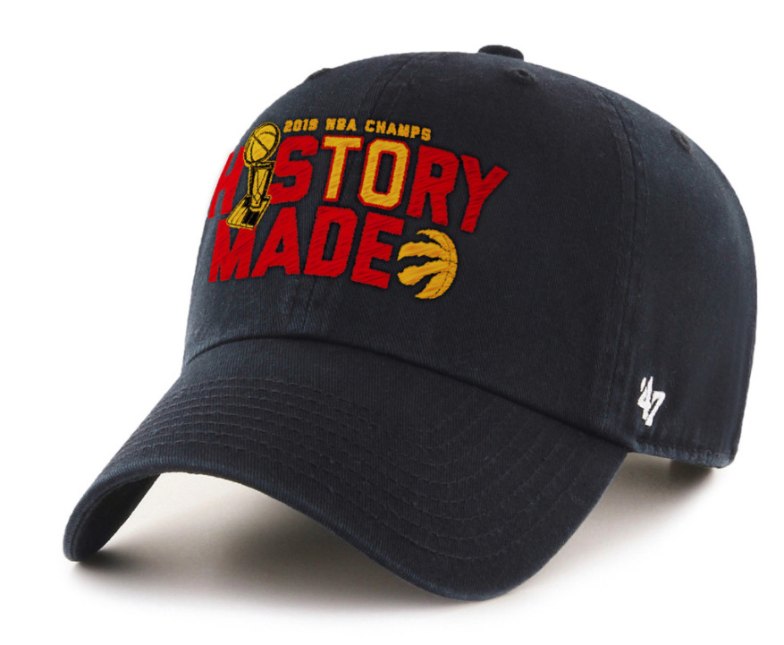 [해외] 남성 토론토 Raptors 47 History Made 2019 NBA Finals 챔피언 MVP 클린업 모자