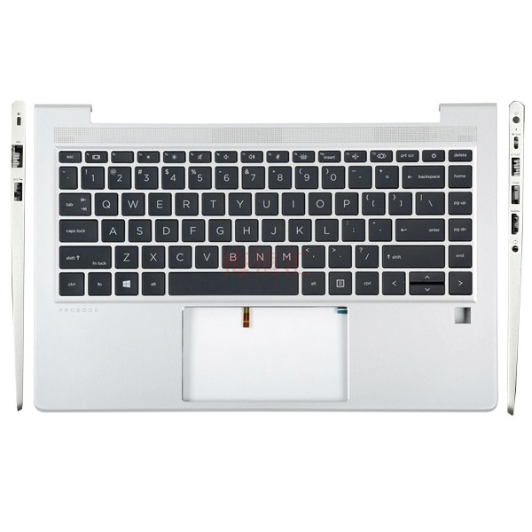 HP Probook 440 G8 G9 445R Zhan66 14 G4 G5 X8Q 노트북 손목 받침대 상단 덮개 백라이트 용 새 원본 미국