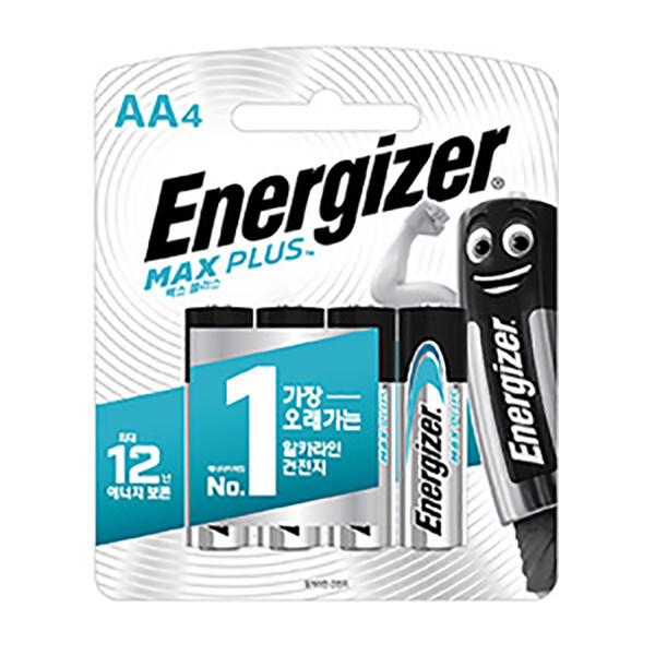 [에너자이저홀딩스]에너자이저 에너자이저 알카라인맥스플러스AA건전지(4입)