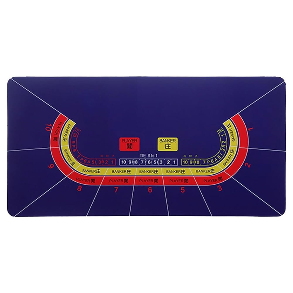 [오늘출발]QiANGRENSD 블랙잭 포커 매트 테이블 상판 휴대용 프로 카지노 룰렛 상판 레이아웃 매트 게임용 접이식