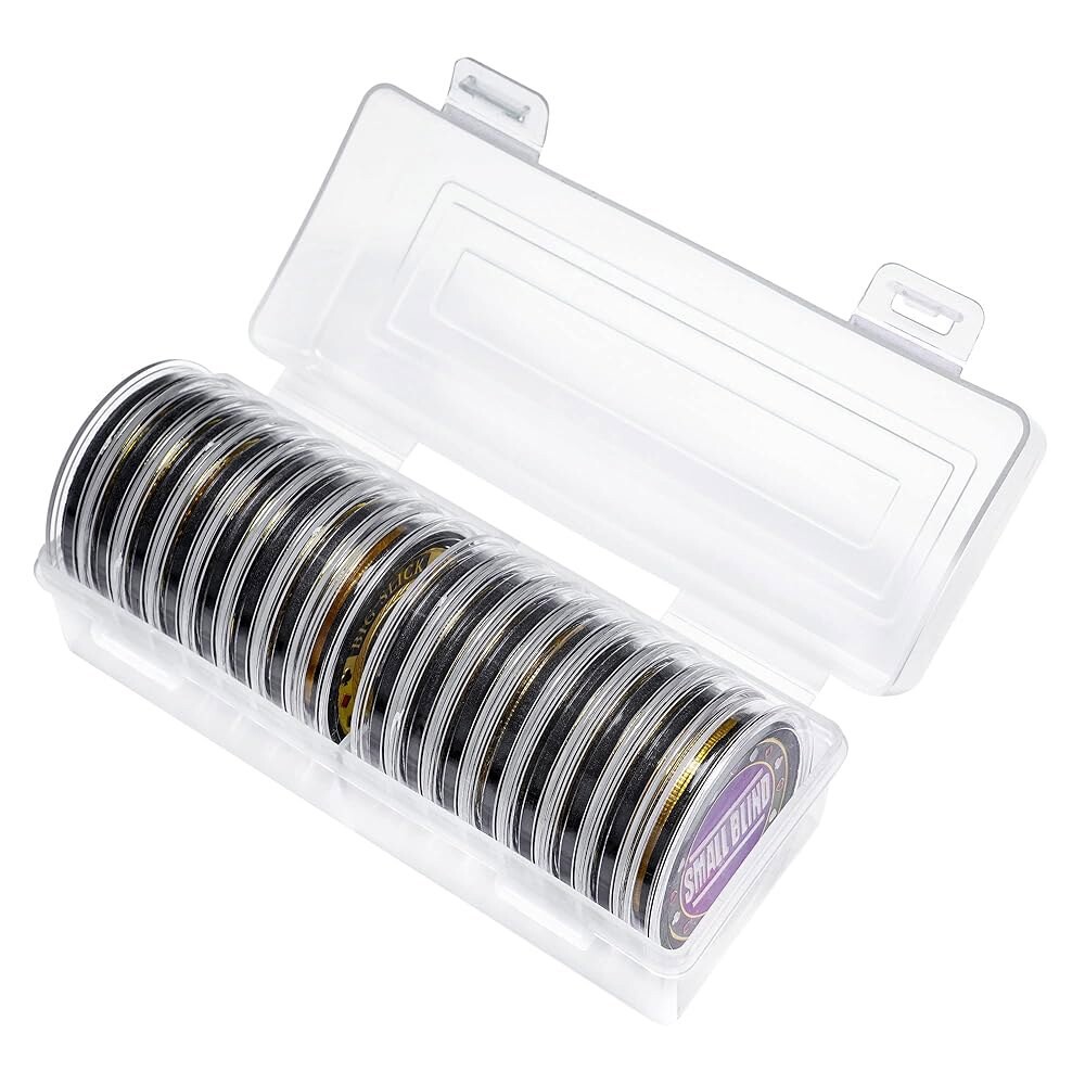 [오늘출발]룰루 서클 포커 가드 포커용 웨이트 남성용 선물 카드 보호기 액세서리 플라스틱 케이스가 포함된 칩(올인