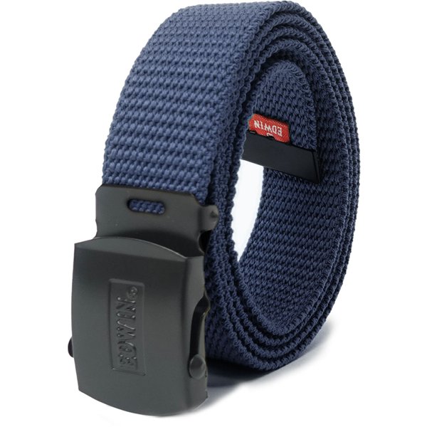 [해외] 에두윈 EDWIN 22269269 0101297 32mm BLACK 버클 GI 벨트 NAVY 154288