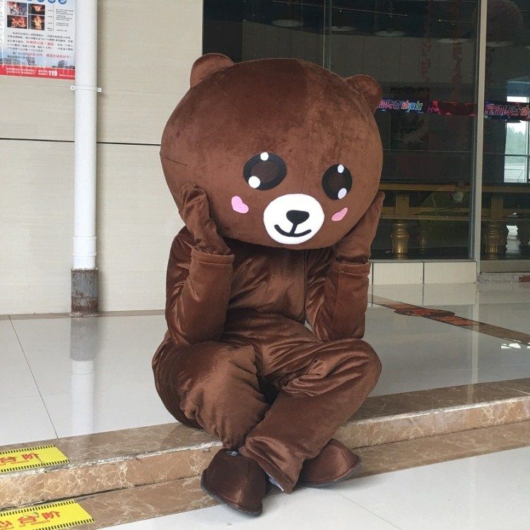 [오늘출발] 곰돌이 인형탈 흑곰 풍선 인형탈알바 앞치마 외계인옷 댄스 파티