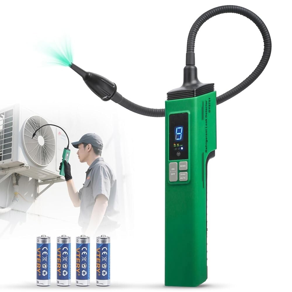 [오늘출발] HVAC 냉매 누출 감지기 가열 다이오드 센서 및 연간 0.05온스 - 최대 민감도 할로겐 프레온 감지기 스나이