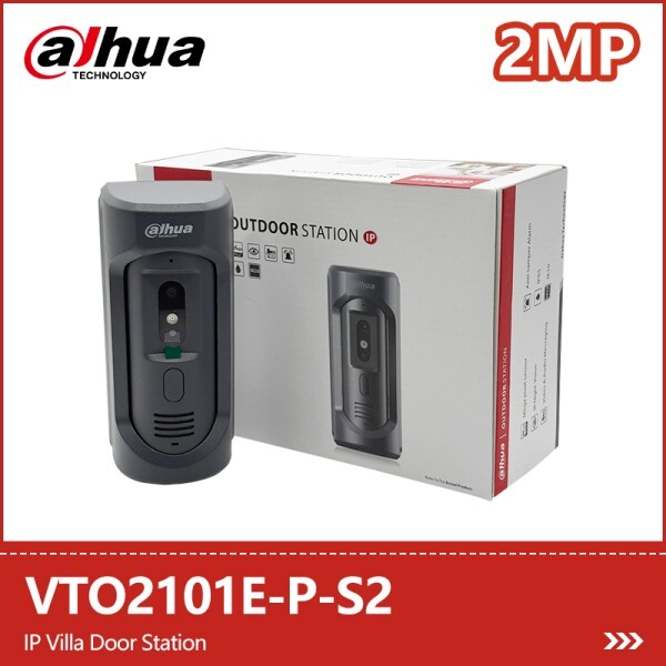 [오늘출발] 다화 IP 빌라 도어 스테이션 2MP 카메라 양 오디오 PoE SD 카드 슬롯 IR WDR IP65  IK10 스마트 홈 VTO2101