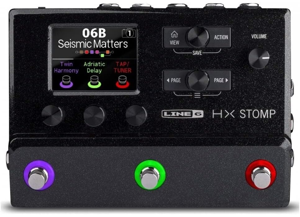 라인식스 HX Stomp 프로페셔널 기타 멀티 이펙터 앰프 시뮬레이터 LINE 6 단품