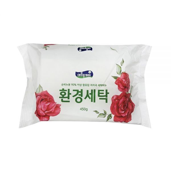 [오늘출발] 셀그린 셀그린 환경 세탁 빨래 비누 450g