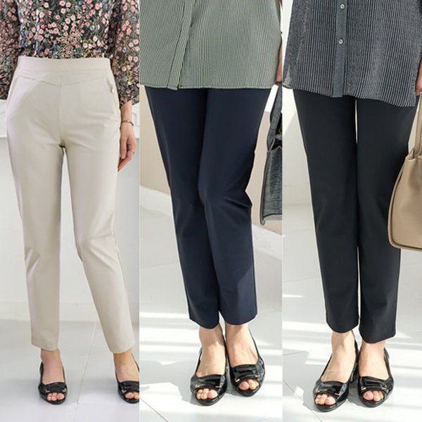 (Rosemom)엄마옷 로즈맘 사선포켓밴딩바지