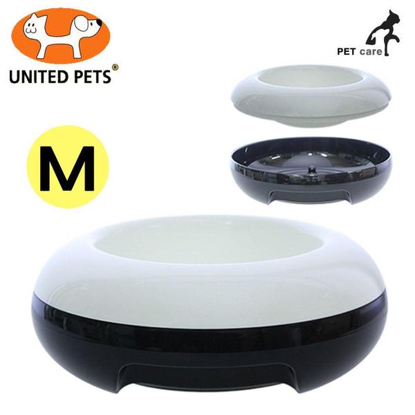 블랙 화이트 M NE ET 유나이티드펫 BOWL (WFJ8YLK)
