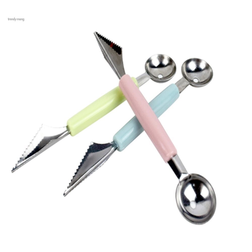 [오늘출발] 트렌디몽 과일빙수화채 스푼 예쁜화채스푼 과일스푼 수박스푼 과일코양칼