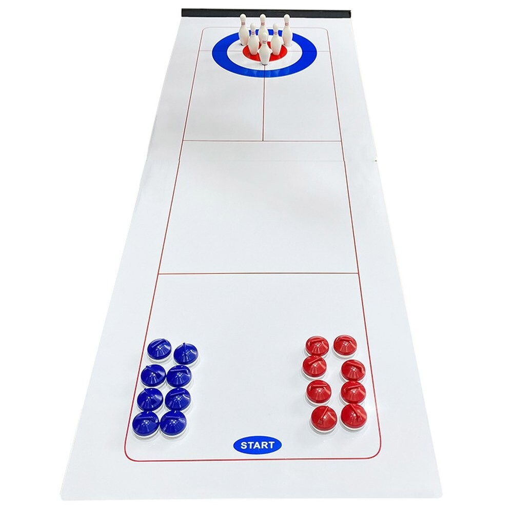 [오늘출발]컬링 보드게임 실내 스포츠 카지노 천1장 협동 홈파티 파티 단체게임 회사 접이식