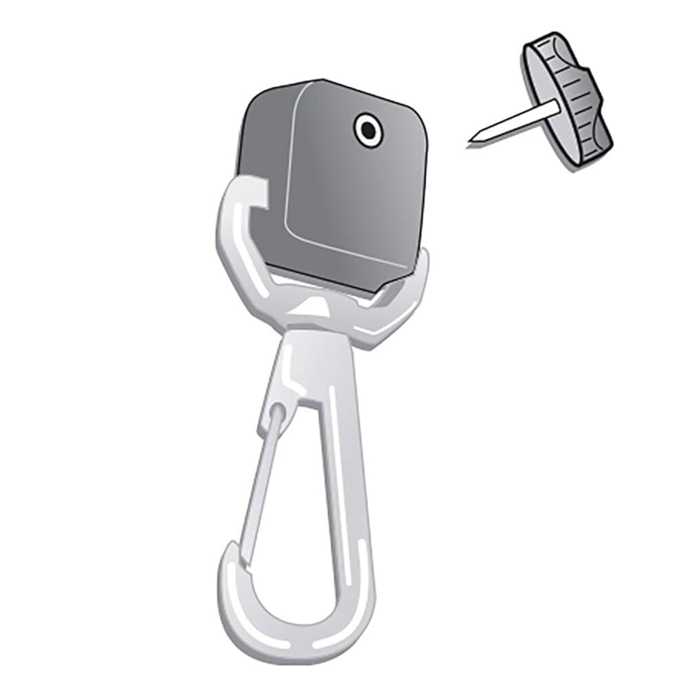 기어키퍼 추가 스테인리스 스틸 회전 스냅 클립 손전등 SCBA 마스크용 도구 홀더 회전 카라비너 클립 이상