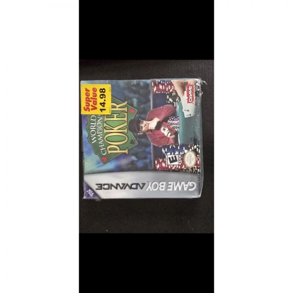 [해외] 관부가세포함 월드 챔피언십 포커(닌텐도 게임보이 어드밴스 2004) 공장 밀봉
