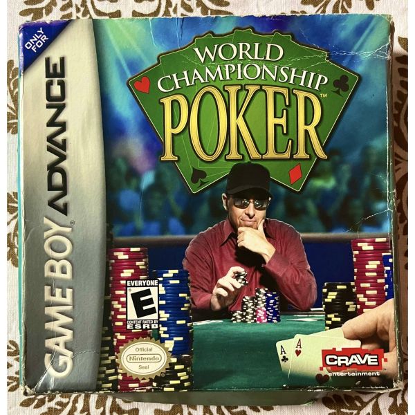 [해외] 관부가세포함 GBA(닌텐도 게임보이 어드밴스)용 월드 챔피언십 포커(신제품 밀봉) 게임