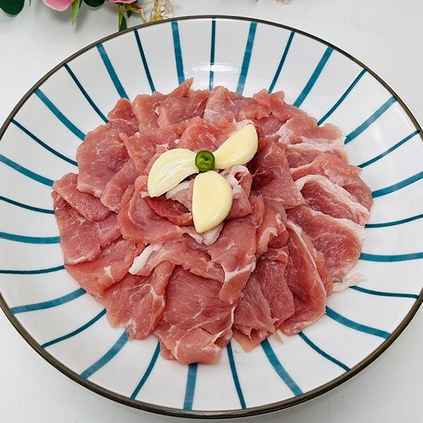 (지투지샵)국내산 보성녹돈 뒷다리 후지 슬라이스 500g 2팩