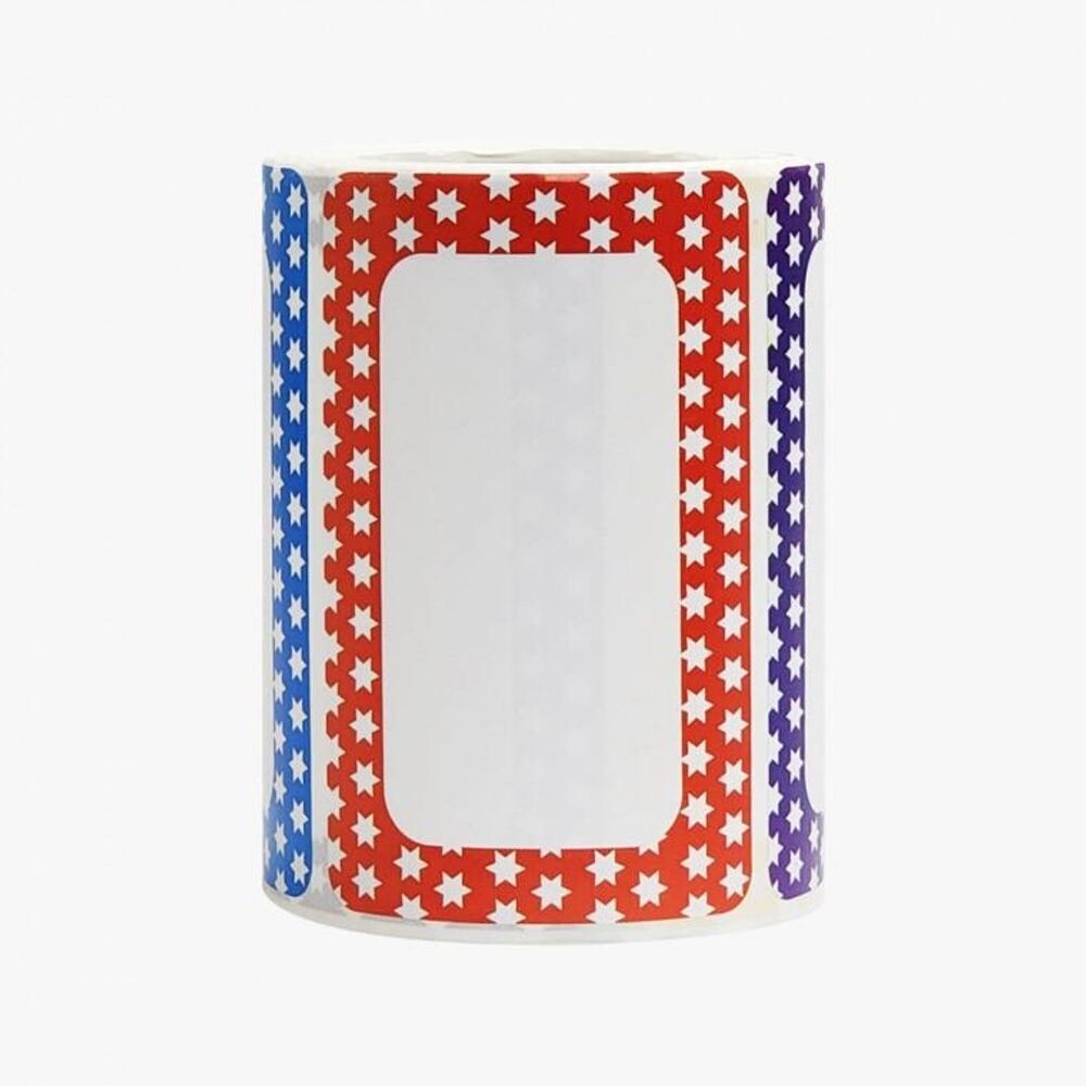 견출지 라벨 대형 컬러 300p 스타/라벨지/감여/롤라벨지/유포/주소/냉동/냉장/스티커/반찬통/의류용/네임