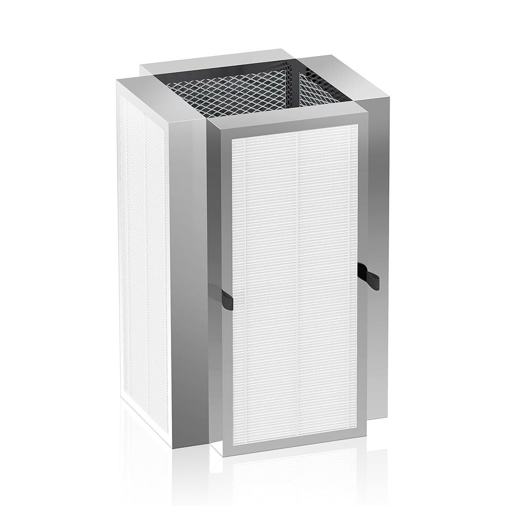 [오늘출발] 50개의 공기 청정기와 호환되는 50팩 공기 필터 교체 프리필터 트루 헤파 H13 및 활성탄이 포함된 3 in 1