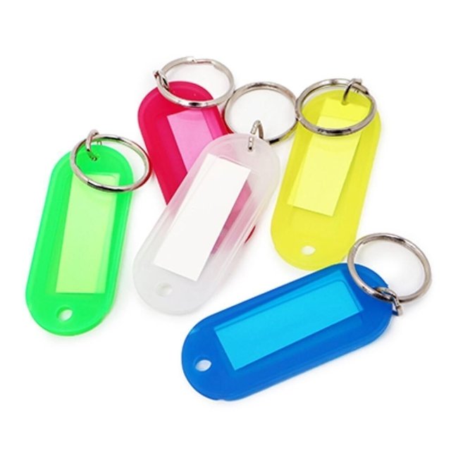 열쇠 식별 라벨 키홀더 사물함 오토바이 렌트용 정리용품 (WFJGNQS)