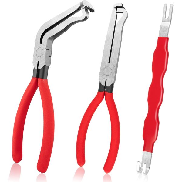 3PCS Electrical Disconnect Pliers Upgrade Electrical Connector Pliers Automotive Electrical Connec
