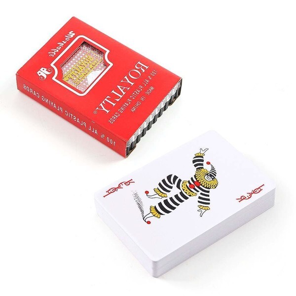 포커 카드 케이스포함 카지노 블랙잭 훌라 연습 코팅 마술 놀이 홀덤 원카드 카지노