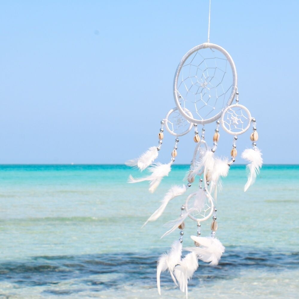 제주바당드림캐쳐(대) 드림캐처모빌 인테리어소품/드림캐쳐/드림캐처/드림케처/가정용/드림케쳐/벽장식