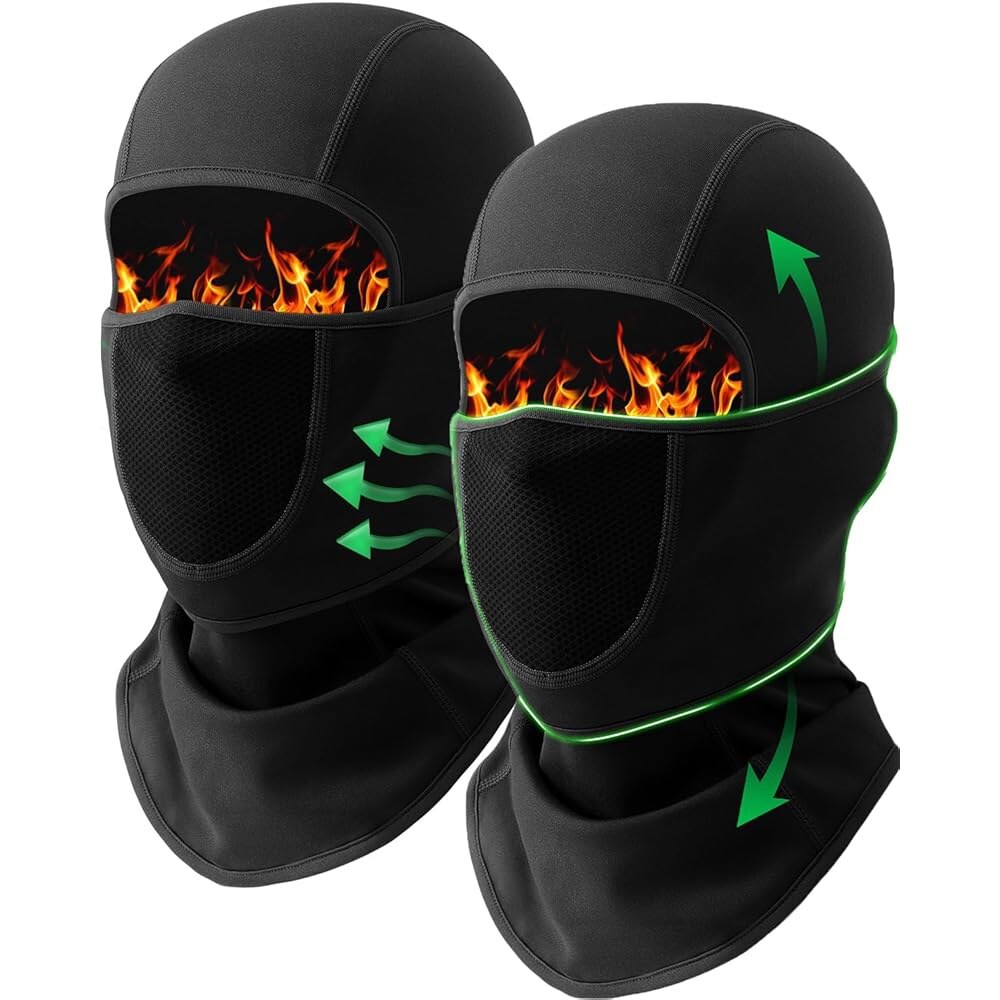 [오늘출발] 메쉬가 있는 발라클라바 페이스 마스크 겨울철 추운 날씨를 위한 이동식 디자인 스키 스노보드 직장인