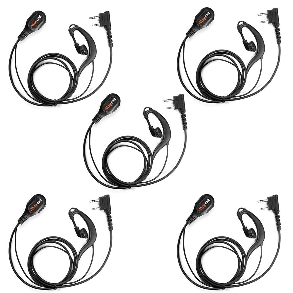 [오늘출발]마이크가 장착된 메이콜 워키 토키 이어피스 라디오 레테비스 RT22 RT68 RT21 H-777 H-777S RT86 바오펑 UV