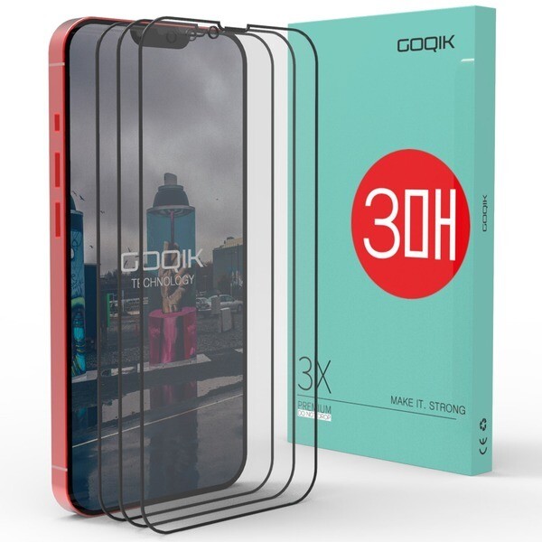 [오늘출발]고퀵 3매 아이폰13 프로 맥스 미니 풀커버 강화유리 액정보호 필름 무료배송