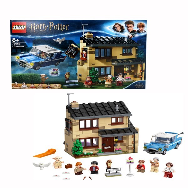 레고 LEGO 75968 해리 포터 프리벳 드라이브 4 재미있는 비행 포드 앵글리아 자동차  블록 장난감 장난감 수집